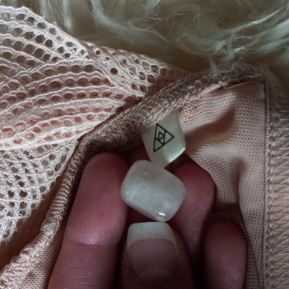 Crystal Bralette with Rose Quartz // "Crystalette" by Spiritually Intimate sz S - Picture 12 of 12
